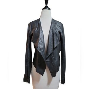 EUC Rawtus Lightweight Goat Skin Open Jacket IT 40 US 4